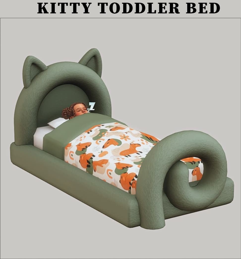 Скриншот мода Кровать Kitty Toddler Bed